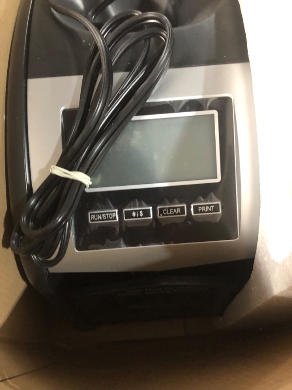 Photo 2 of **NON REFUNDABLE NO RETURNS SOLD AS IS**
**PARTS ONLY**Royal Sovereign 4 Row Electric Coin Counter with Patented Anti-Jam Technology & Digital Counting Display (FS-44N), Black FS-44N FS-44N