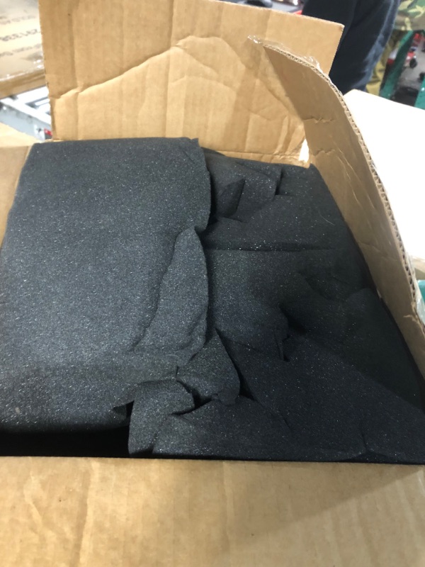 Photo 2 of DEKIRU 8 Pack Acoustic Foam Bass Traps Corner Block 12" X 7" X 7", Studio Foam Sound Proof Foam Panles Noise Dampening Wall Soundproofing Padding, Ideal for Studio, Home or Theater Bass Trap Black