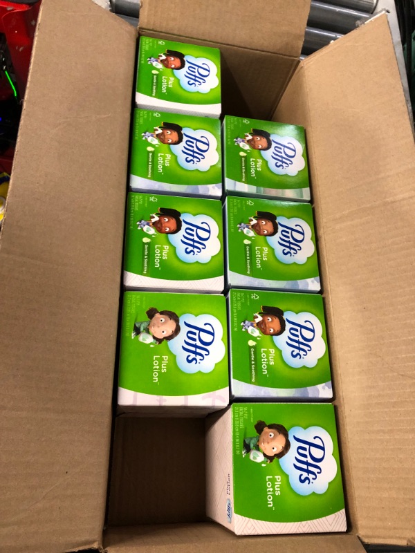 Photo 1 of **missing two boxes**Puffs Ultra Soft Non-Lotion Tissues, 10 Cubes, 56 Tissues Per Box (560 Tissues Total) US 10X56 (New)