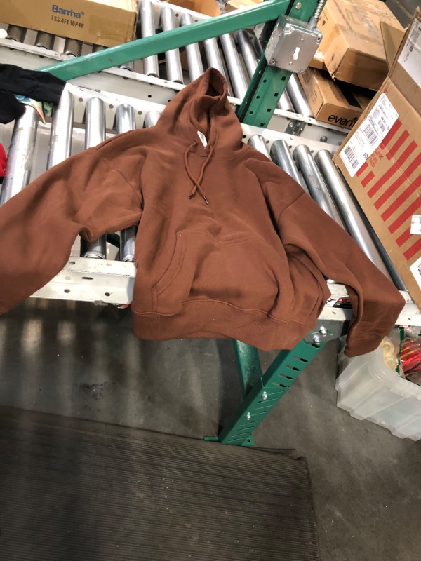 Photo 1 of BROWN HOODIE LARGE 