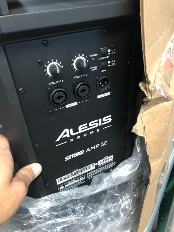 Photo 4 of Alesis Strike Amp 12 - 12-Inch 2000-Watt Portable Drum Amplifier Speaker for Electric Drums 