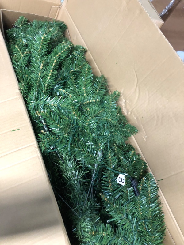 Photo 2 of **NONREFUNDABLE**FOR PARTS OR REPAIR**SEE NOTES**
SHareconn 7.5ft Premium Prelit Artificial Hinged Slim Pencil Christmas Tree with Remote