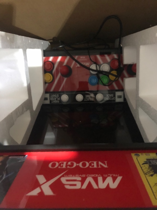 Photo 3 of SNK NEOGEO MVSX Home Arcade, Preloaded 50 SNK Neo Geo Official Licenced Retro Games, Support Two players to Play Games Concurrently, Including The King of Fighters/Metal Slug and More