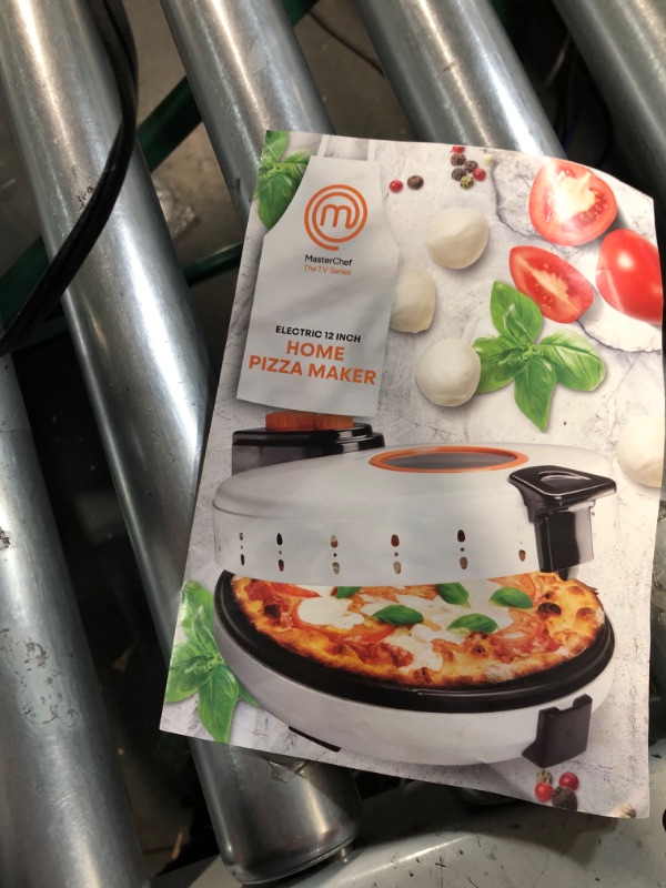 Photo 2 of **MISSING PARTS**
MasterChef Pizza Maker- Electric Rotating 12 Inch Non-stick Calzone Cooker -