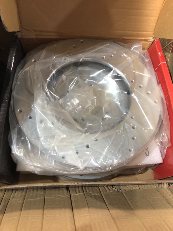 Photo 1 of A-Premium 11.81 inch(300 mm) Front Disc Brake Rotors + Ceramic Pads Kit