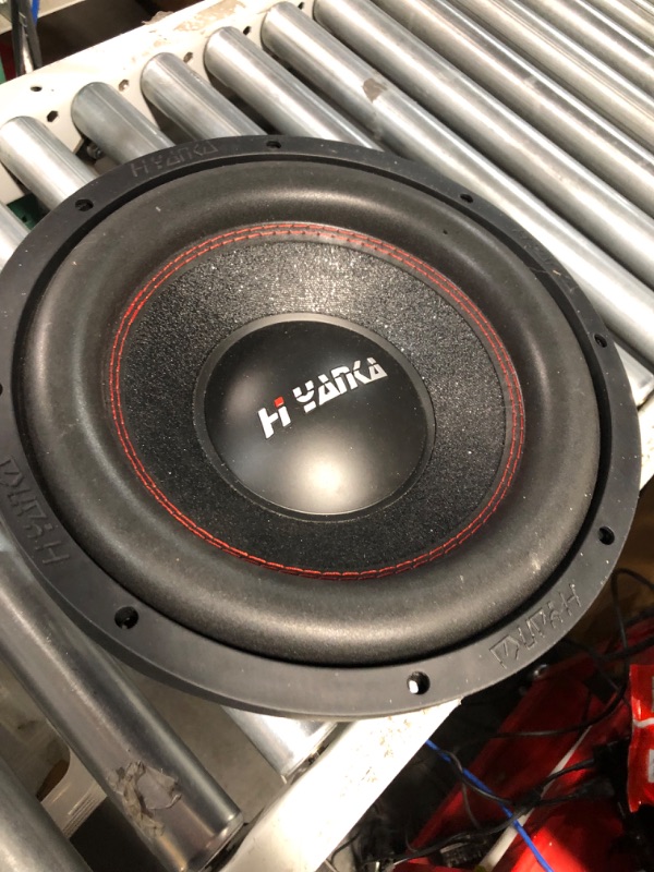 Photo 3 of H YANKA 12 Inch Subwoofer - 12 Inch Paper Cone Subwoofer Car Audio, Black Steel Basket, Dual Voice Coil 2 Ohm Impedance 12 subwoofer, 1800W MAX Power 12 inch Competition Subwoofer