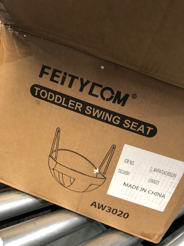 Photo 4 of ***USED READ NOTES***Feitycom Full Bucket Toddler Swing Seat,Heavy Duty Kids Swing Seat for Backyard,