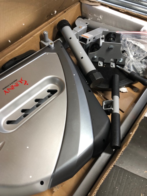 Photo 1 of Sunny Health & Fitness Rowing Machine Rower Ergometer with Digital Monitor,