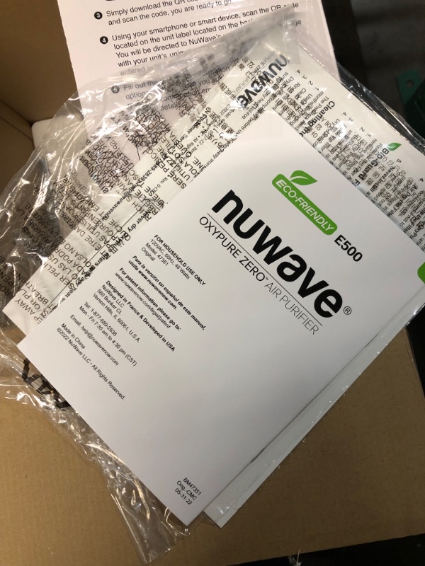 Photo 3 of Nuwave OxyPure ZERO E500 Smart Air Purifier, ZERO Waste & ZERO Filter Replacements