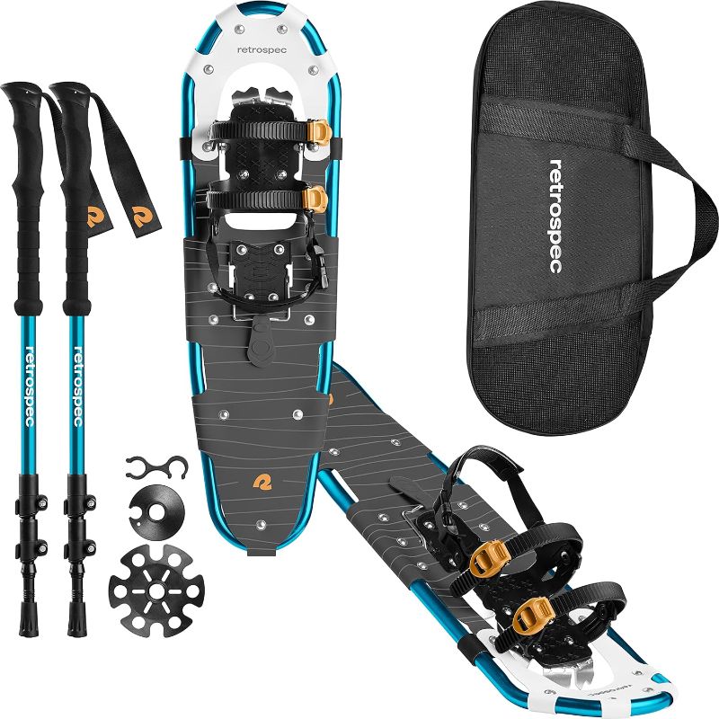 Photo 1 of ***USED - LIKELY MISSING PARTS***
Retrospec Drifter 25/30 Inch Snowshoes & Trekking Poles Bundle for Men & Women