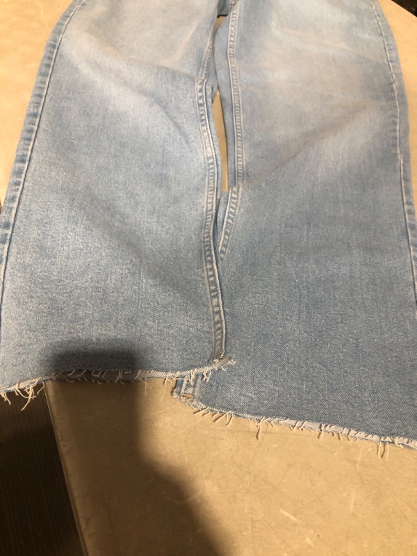 Photo 2 of * bottoms are cut * see all images * 
Calvin Klein Women's Vintage High Rise Soft Stretch Straight Leg Jeans Size 12