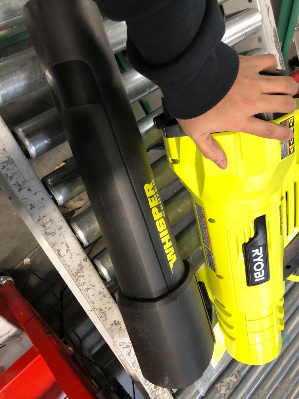 Photo 2 of **NONREFUNDABLE**TOOL ONLY**SEE NOTES**
RYOBI RY40407BTLVNM 125 MPH 550 CFM 40-Volt Lithium-Ion Brushless Cordless Variable-Speed Jet Fan Leaf Blower (Tool-Only)