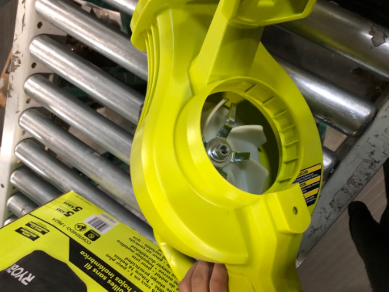 Photo 6 of (READ NOTES)  RYOBI 40-Volt Lithium-Ion Cordless Battery Leaf Vacuum/Mulcher (Tool Only)
