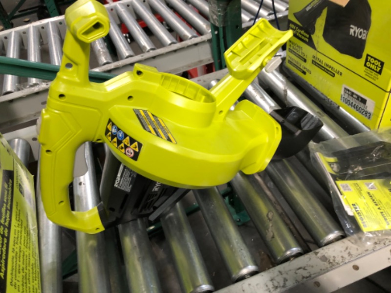 Photo 7 of (PARTS ONLY/ NO REFUNDS) RYOBI 40-Volt Lithium-Ion Cordless Battery Leaf Vacuum/Mulcher (Tool Only)