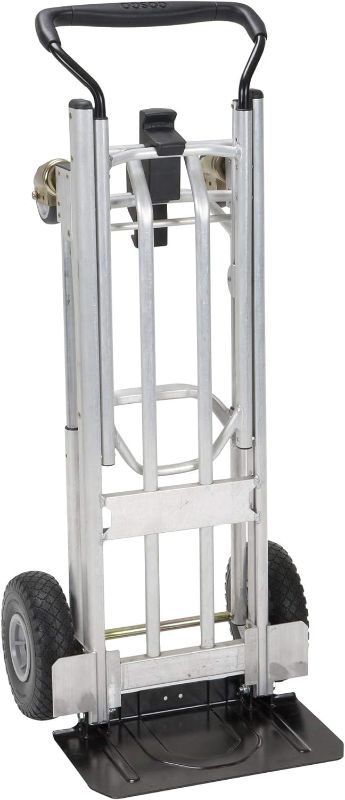 Photo 1 of ***MAJOR DAMAGE - SEE PICTURES - NOT FUNCTIONAL - FOR PARTS - NONREFUNDABLE***
Cosco 12323ASB1E Handtruck, 4 in 1, Steel & WEN 272406 72-Inch by 40-Inch Heavy Duty