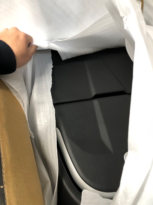 Photo 2 of ***USED - MISSING HARDWARE***
KHAWY Seat Back Tray Table for Tesla Model Y Model 3, Car Seat Tray Black