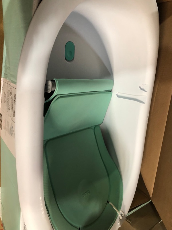 Photo 3 of 4-in-1 Grow-with-Me Bath Tub by Frida Baby Transforms Infant Bathtub to Toddler Bath Seat with Backrest for Assisted Sitting in Tub