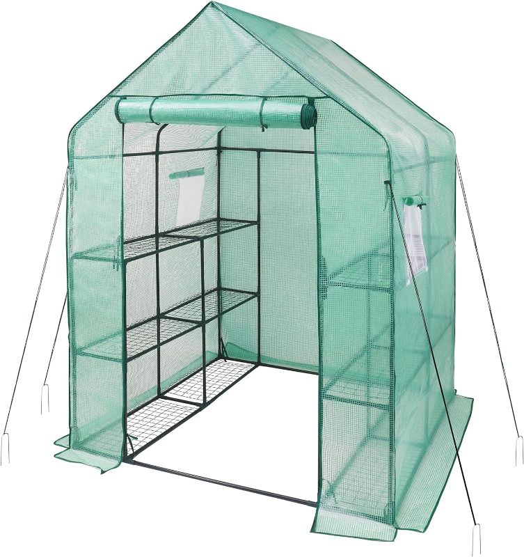 Photo 1 of ***USED***VIVOSUN 57x57x77-Inch Transparent Mini Walk-in Green House 4.7 x 4.7 x 6.4 FT PVC 57 x 57 x 77-Inch