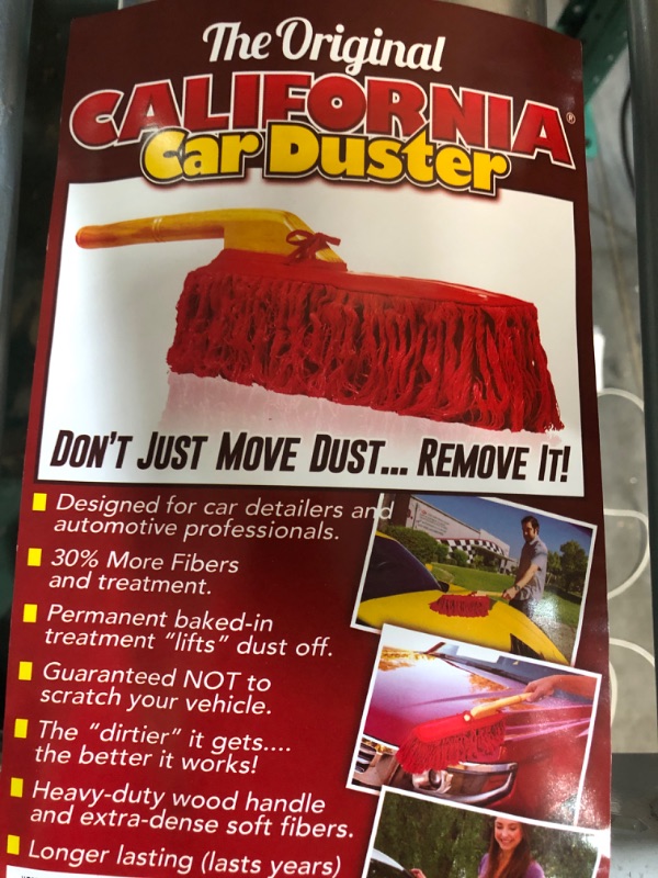 Photo 2 of California Car Duster 62442 Standard Car Duster with Wooden Handle