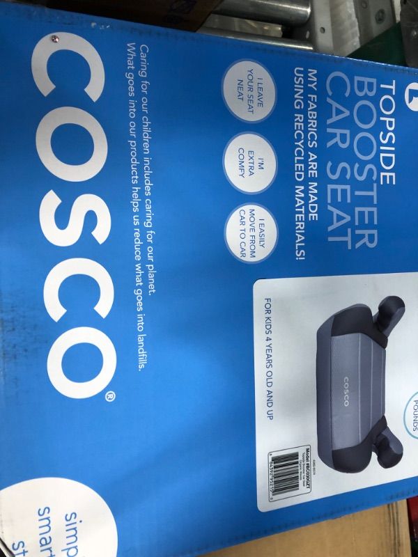 Photo 2 of Cosco Topside Booster Car Seat, Extra-Plush pad, Organic Waves