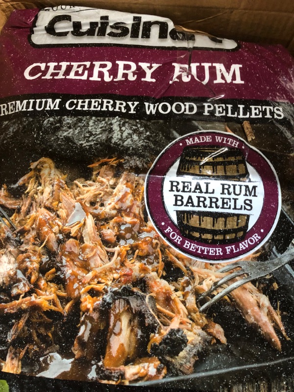 Photo 2 of **Bag cut open**
Cuisinart Premium Cherry Rum BBQ Smoking Pellets - 20 lb Bag Ron Cereza Premium