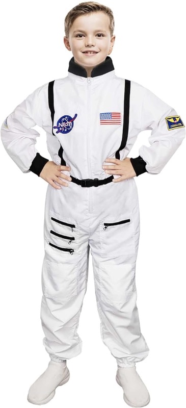 Photo 1 of **SMALL STAIN** Lulu Home Kids Astronaut Costume Spacesuit  NO Helmet