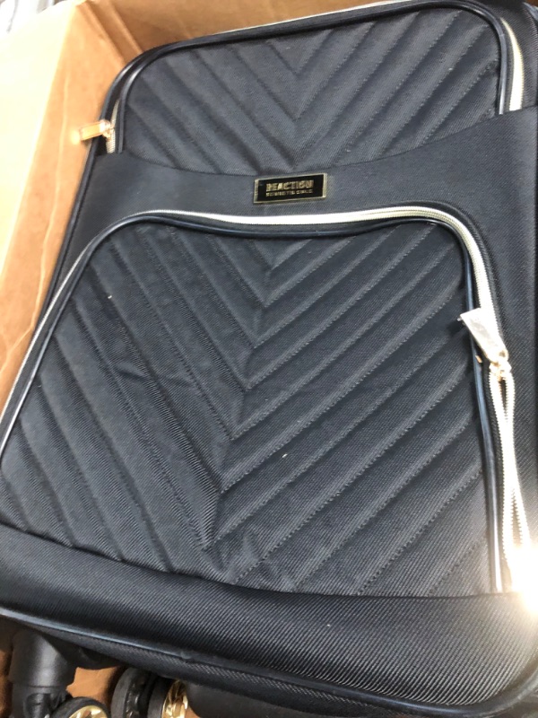 Photo 2 of * used * see images * 
Kenneth Cole Reaction Women's Chelsea Luggage 24-Inch Checked Black