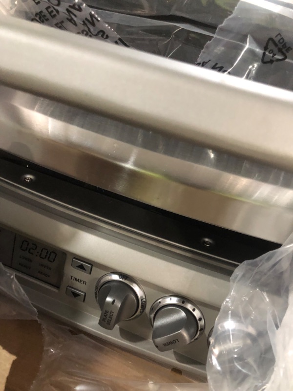 Photo 2 of (READ NOTES) Cuisinart GR-300WSP1 Elite Griddler, Stainless Steel (PARTS ONLY) 