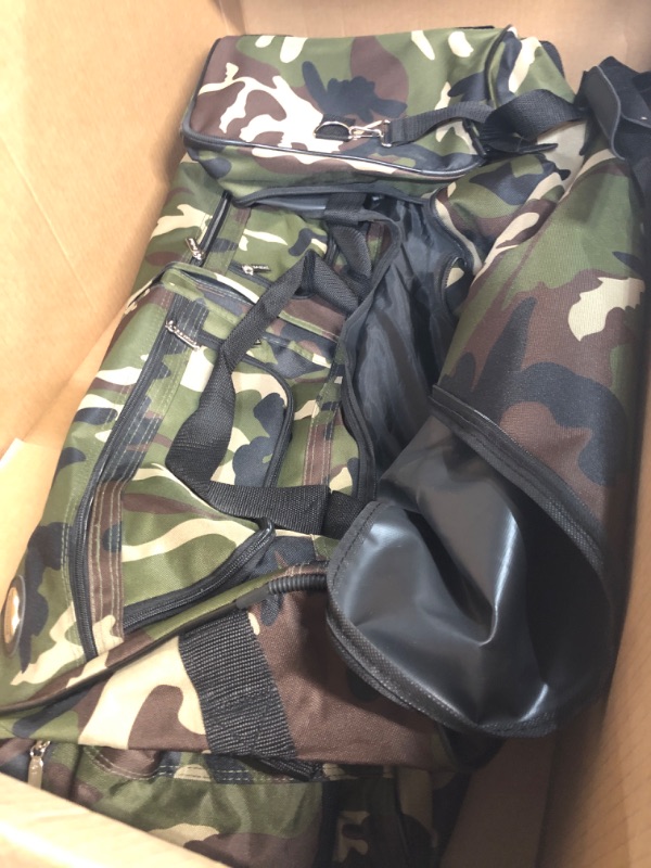 Photo 2 of **STOCK IMAGE IS A REFERENCE ONLY**   Rolling Duffel Bag, Camouflage, UNKNOWN DIMENSIONS 