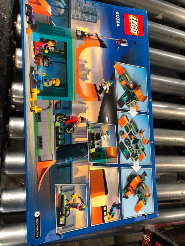 Photo 1 of **FACTORY SEALED**  LEGO City Street Skate Park 60364 Building Toy Set