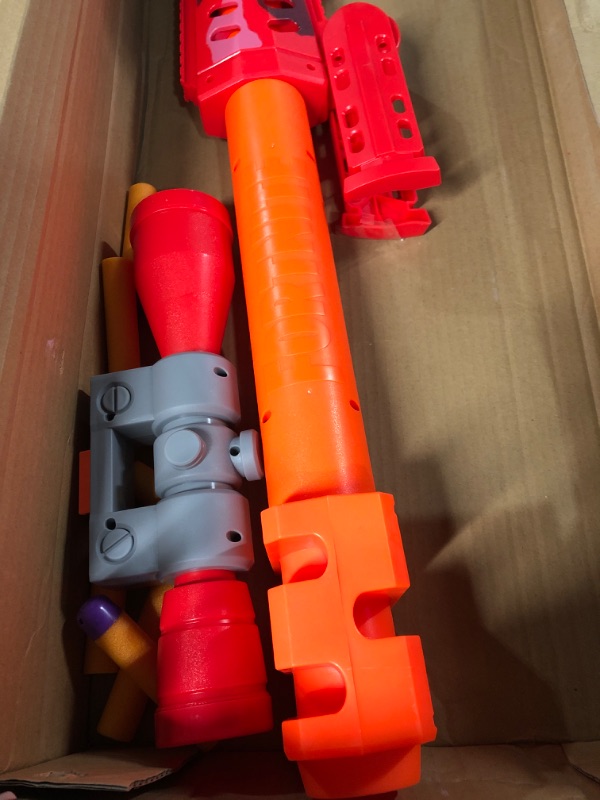 Photo 2 of **DOES NOT FUNCTION MISSING PIECE**
NERF Fortnite Heavy SR Blaster, 