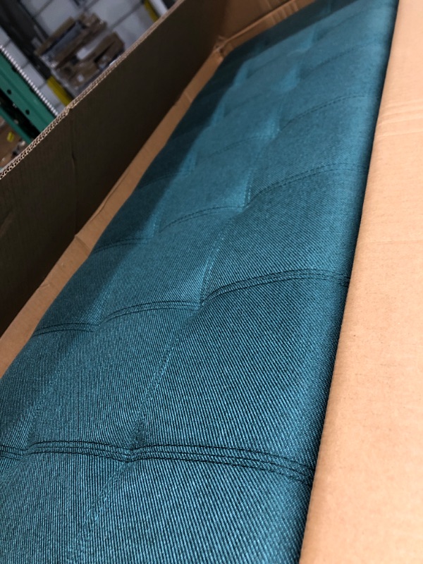 Photo 4 of **NONREFUNDABLE**FOR PARTS OR REPAIR**SEE NOTES**
Christopher Knight Home Mission Fabric Storage Ottoman, Dark Teal 