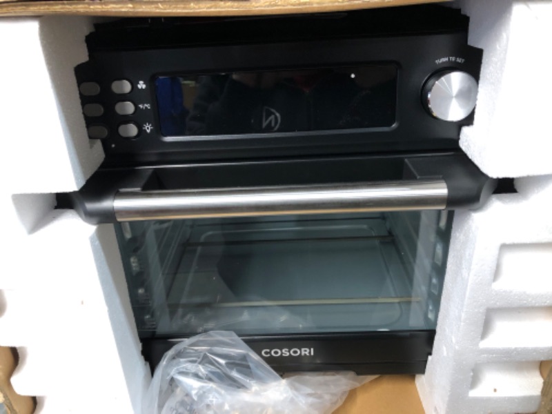 Photo 2 of ***DAMAGED - DENTED - SEE PICTURES - POWERS ON***
Cosori Air Fryer Toaster Oven XL 26.4QT, 12-in-1, Large Convection Countertop Oven