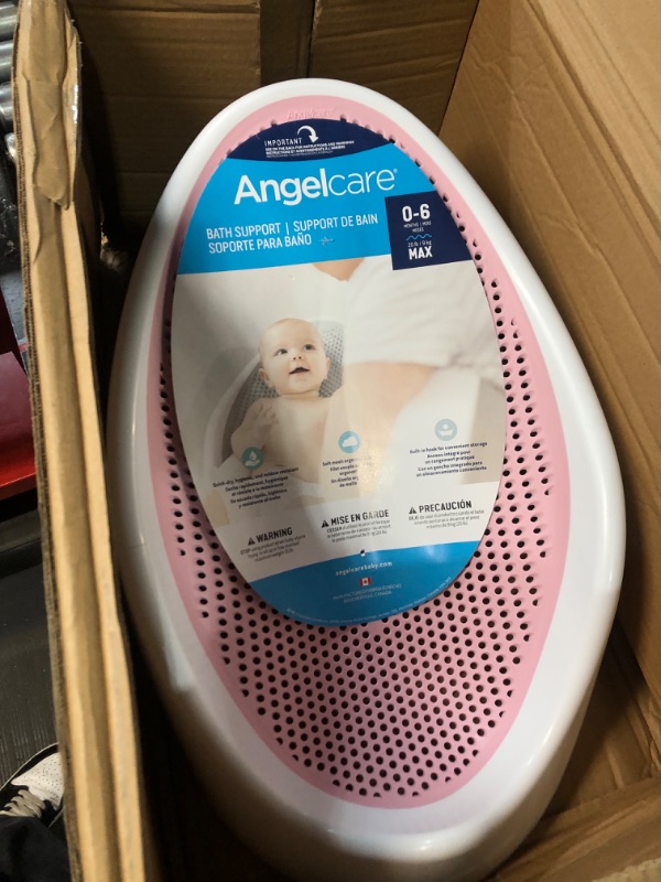 Photo 2 of Angelcare Baby Bath Support (Pink) | Ideal for Babies Less than 6 Months Old