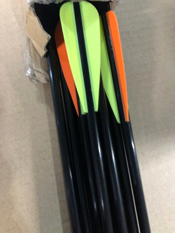 Photo 4 of (STOCK PHOTO ITEM SIMILAR) GPP 28-inches Fiberglass Archery Target Arrows - Practice Arrow or Youth Arrow for Recurve Bow