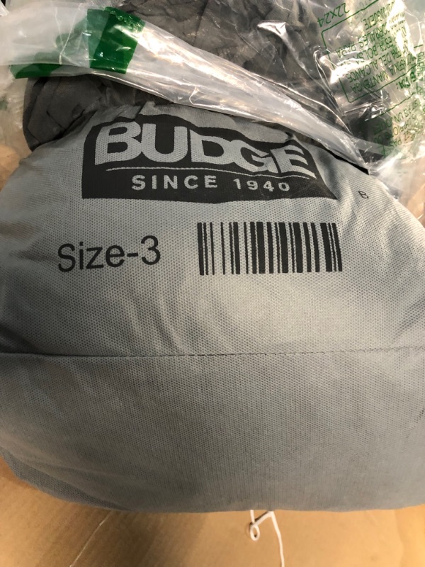 Photo 2 of Budge Lite Car Cover Dirtproof, Scratch Resistant, Breathable, Dustproof, Car Cover Fits Sedans up to 200", Gray Size 3: Fits Sedans up to 16'8"