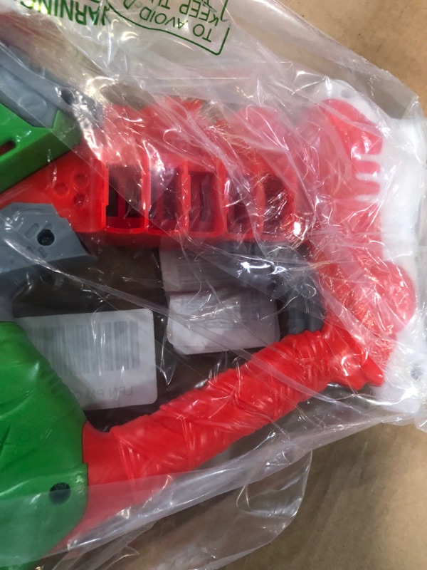 Photo 1 of (NO DARTS)  NERF DinoSquad Rex-Rampage Motorized Dart Blaster, 10-Dart Clip 10-Dart Storage- T-Rex Dinosaur Design 