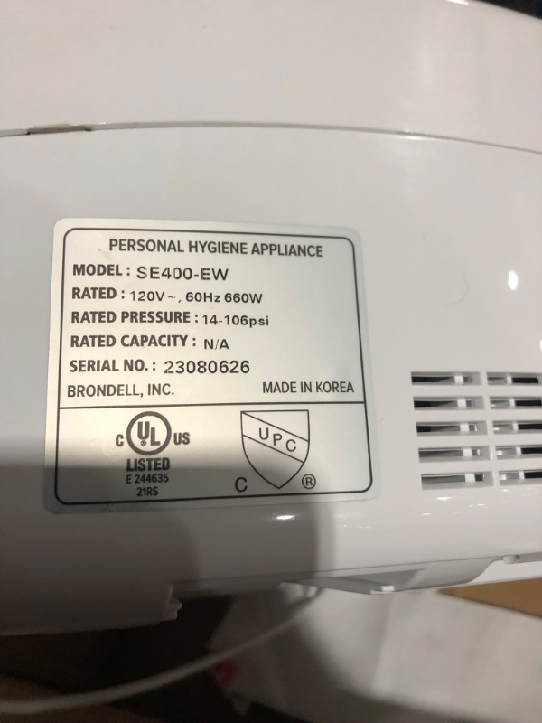 Photo 6 of [READ NOTES]
Swash SE400 Advanced Elongated Bidet Seat White - Brondell