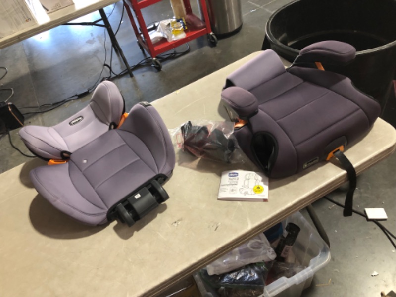 Photo 2 of ***USED - LIKELY MISSING PARTS***
Chicco KidFit ClearTex Plus 2-in-1 Belt-Positioning Booster Car Seat, Backless and High Back Booster Seat, for Children 