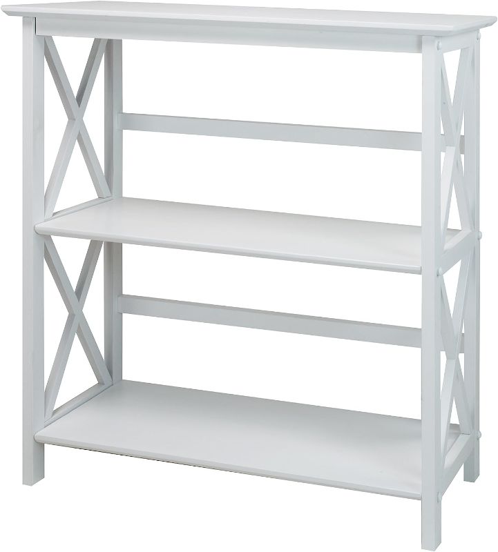 Photo 1 of (READ FULL POST) Casual Home 3-Shelf Montego Bookcase, White
