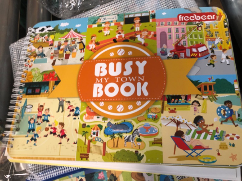 Photo 2 of **STOCK IMAGE IS A REFERENCE ONLY**  Freebear Busy Book - my town 