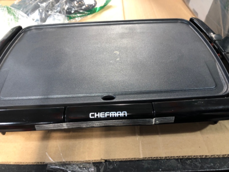 Photo 2 of **MISSING EXTENSION CORD**  Chefman Electric Griddle with Removable Temperature Control 10 x 16 Inch