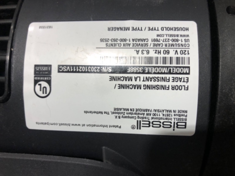 Photo 6 of ***USED - POWERS ON - UNABLE TO TEST FURTHER - LIKELY MISSING PARTS***
BISSELL ProHeat 2X Revolution Pet Pro Plus, 3588F, Upright Deep Cleaner New TurboStrength