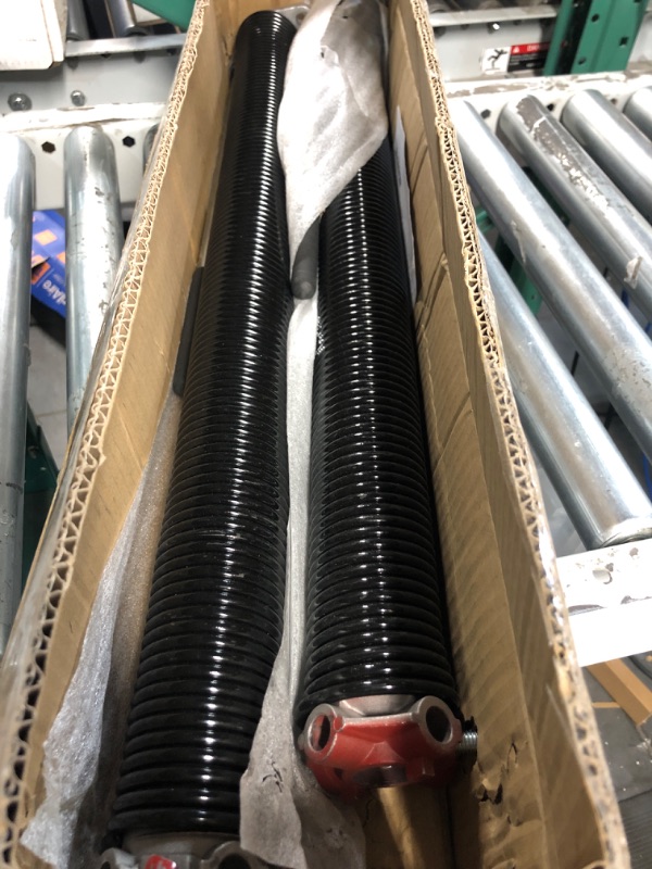 Photo 2 of ARKANTOS Garage Door Torsion Springs 2"(Pair), High Quality Electrophoresis Spring with Winding Bars +Anti-Slip Gloves,