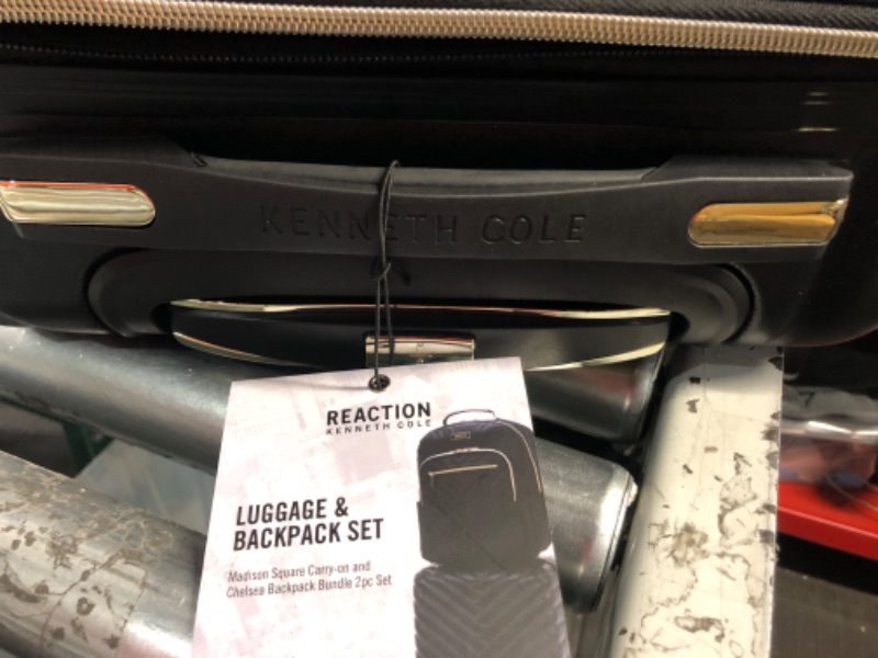 Photo 4 of **NONREFUNDABLE**FOR PARTS OR REPAIR**SEE NOTES**
Kenneth Cole Reaction Women's Madison Square Hardside Chevron Expandable Luggage, Black, 20-Inch Carry On 20-Inch Carry On Black