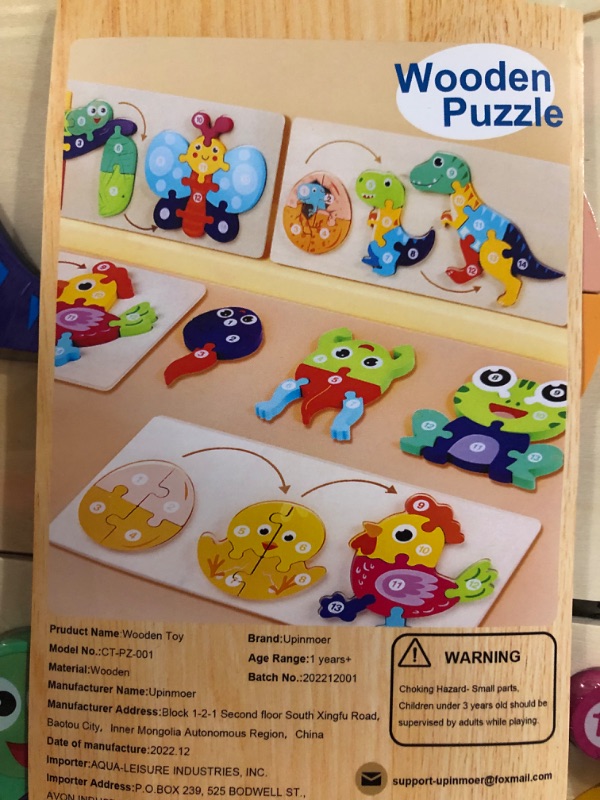 Photo 1 of 4 Pack Wooden Puzzles