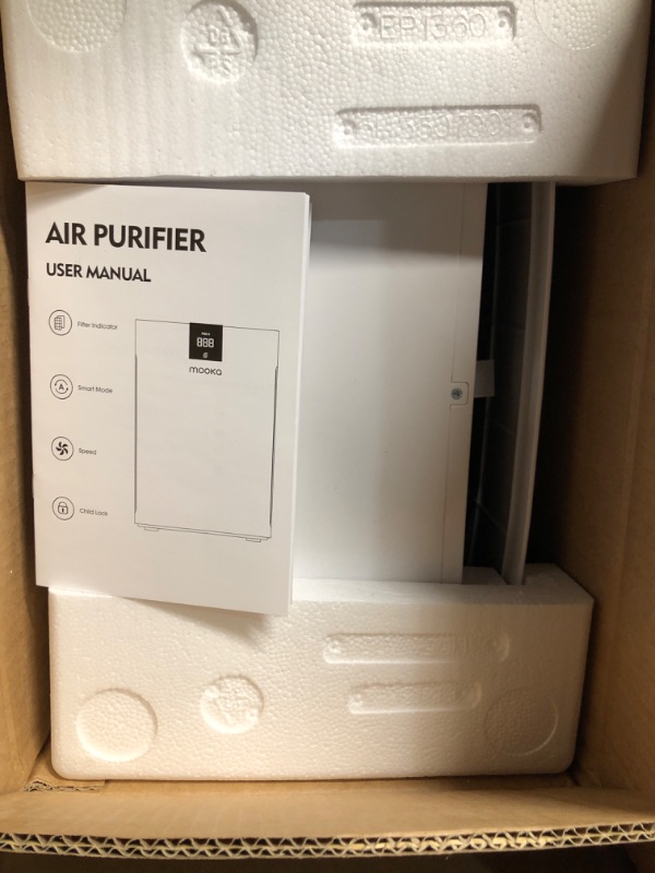 Photo 2 of Air Purifiers for Extra Large Room Up To 3000ft² Coverage, MOOKA Air Purifier with PM 2.5 Display Air Quality Sensors, 