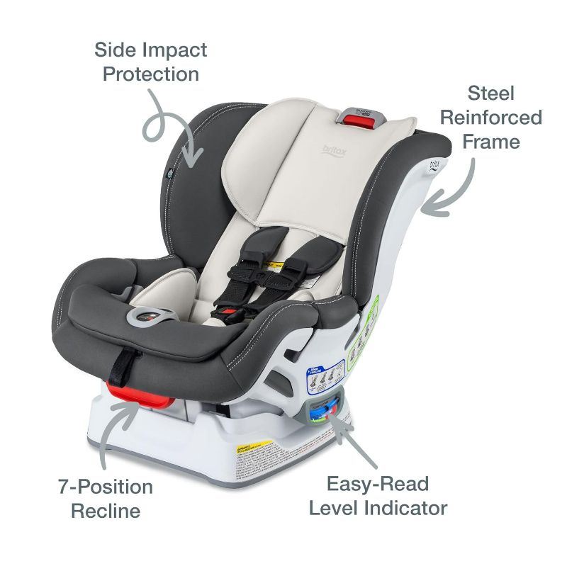 Photo 8 of Britax Marathon Clicktight Convertible Car Seat, Mod Ivory SafeWash