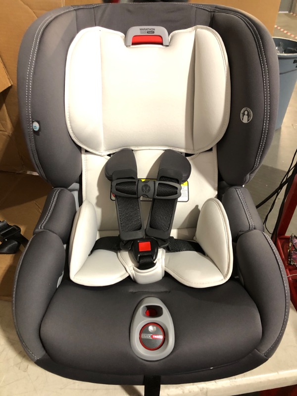 Photo 3 of (READ NOTES) Britax Marathon Clicktight Convertible Car Seat, Mod Ivory SafeWash