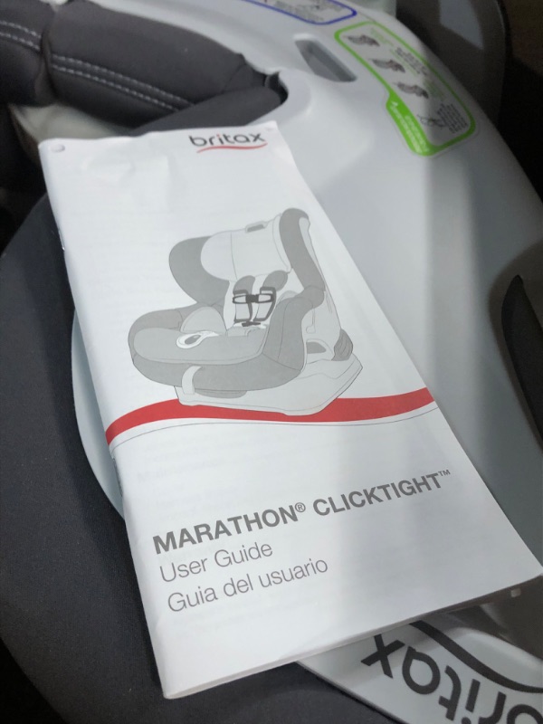 Photo 7 of ***OPENED TO INSPECT | GOOD | MFD: 04/1/2023***   Britax Marathon Clicktight Convertible Car Seat, Mod Ivory SafeWash